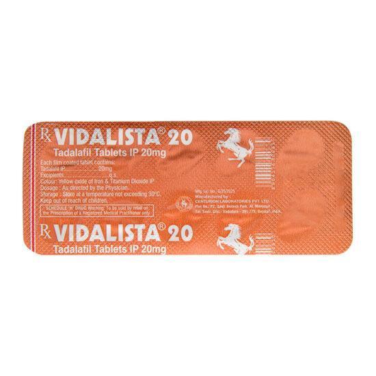 Vidalista 20mg terug