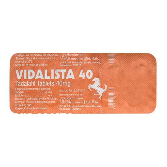 Vidalista 40mg terug