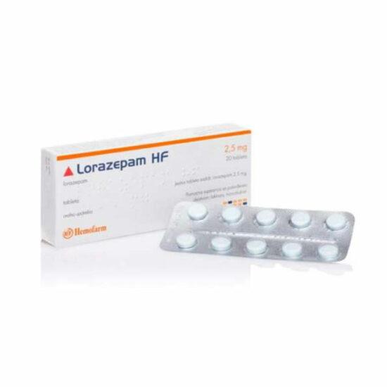 Lorazepam 2,5 mg Hemofarm